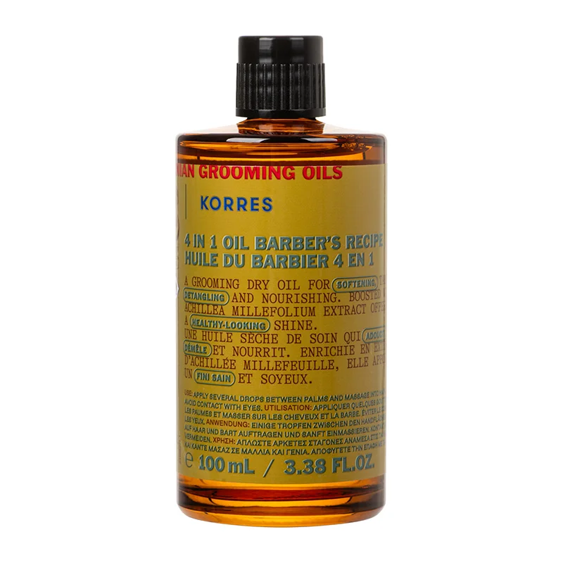 Athenian Grooming, 4-in-1 Männer Pflegeöl, 100ml
