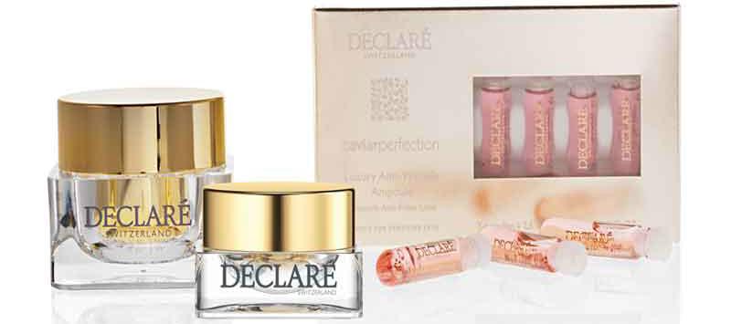 Set Caviar Perfection Anti Wrinkle Creme + Eye + gratis Amp