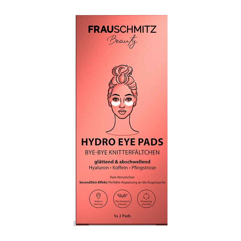 FrauSchmitz Beauty Hydro Eye Pads Tuchmaske, 5 Stück