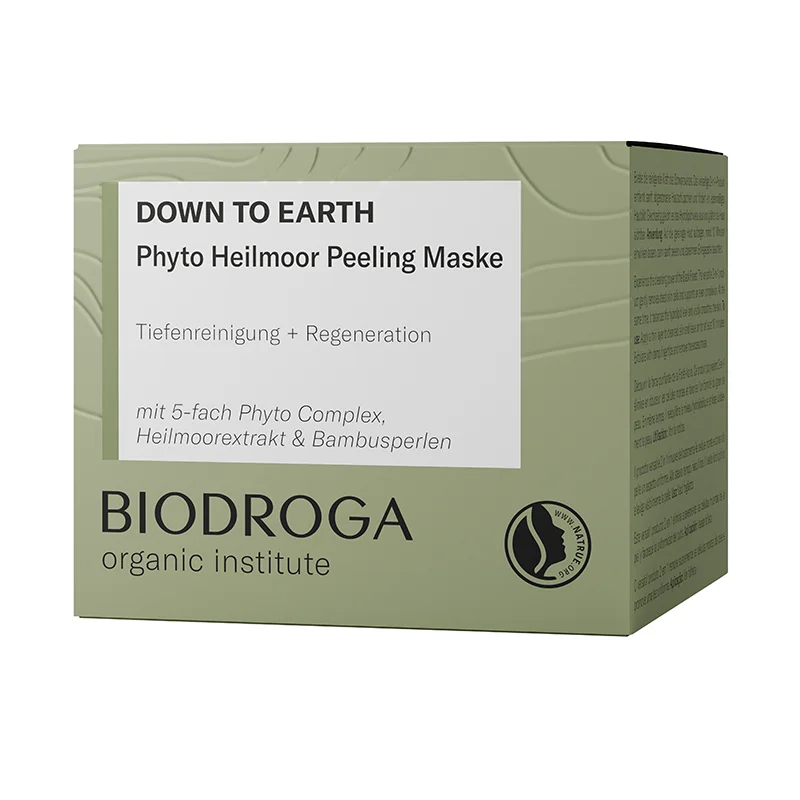Organic, Down to Earth Phyto Heilmoor Peeling Maske, 50ml