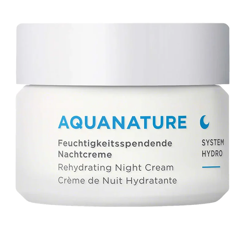 AQUANATURE, Feuchtigkeitsspendende Nachtcreme, 50ml
