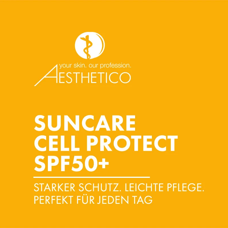 Probenbundle, AESTHETICO suncare cell protect SPF50+