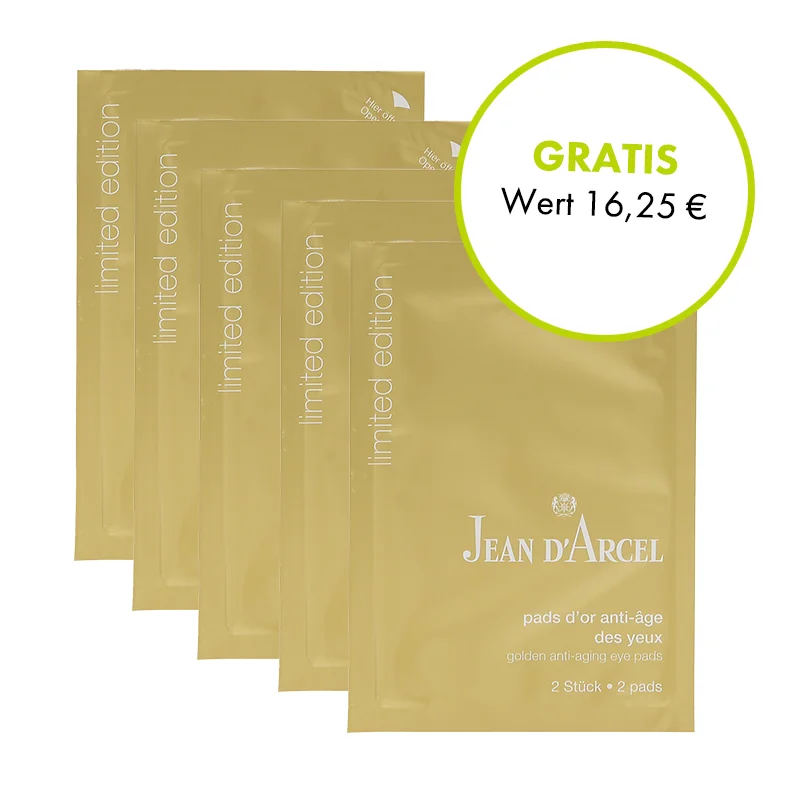 Golden Anti-aging Eye Pads, 5 x 2 Stück