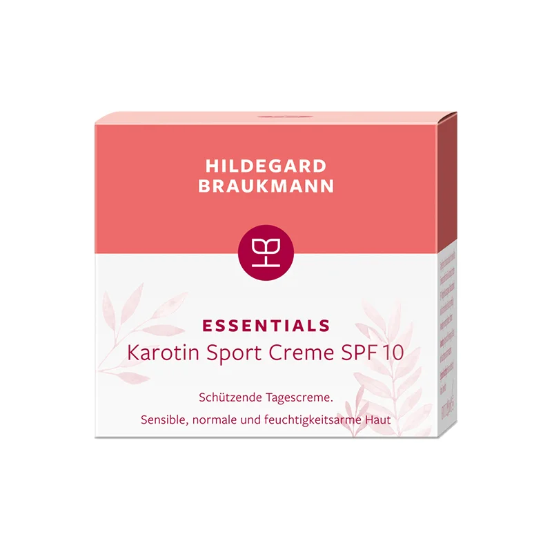 ESSENTIALS, Karotin Sport Creme SPF10, 50ml