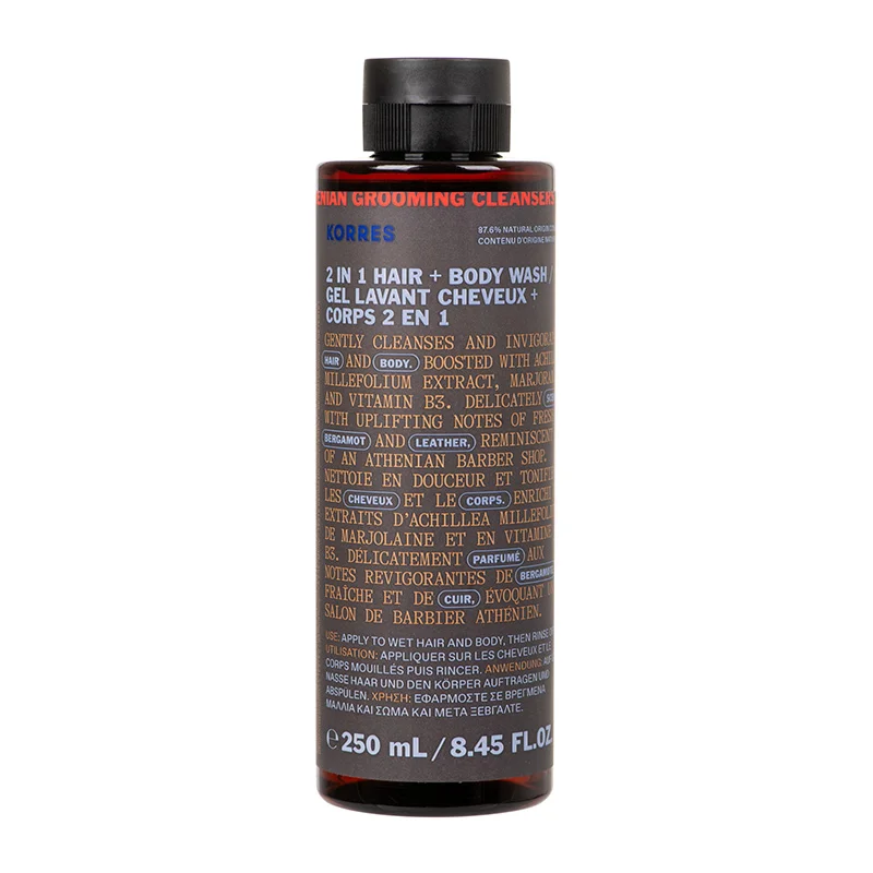 Athenian Grooming, 2-in-1 Shampoo und Duschgel, 250ml Athenian Grooming, 2-in-1 Shampoo und Duschgel, 250ml