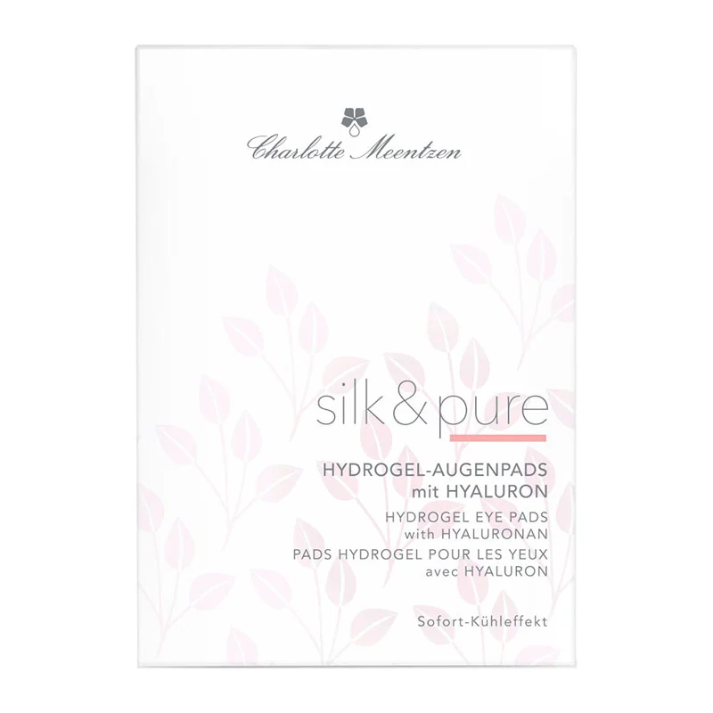Silk und Pure Hydrogel-Augenpads mit Hyaluron, 5x2ml