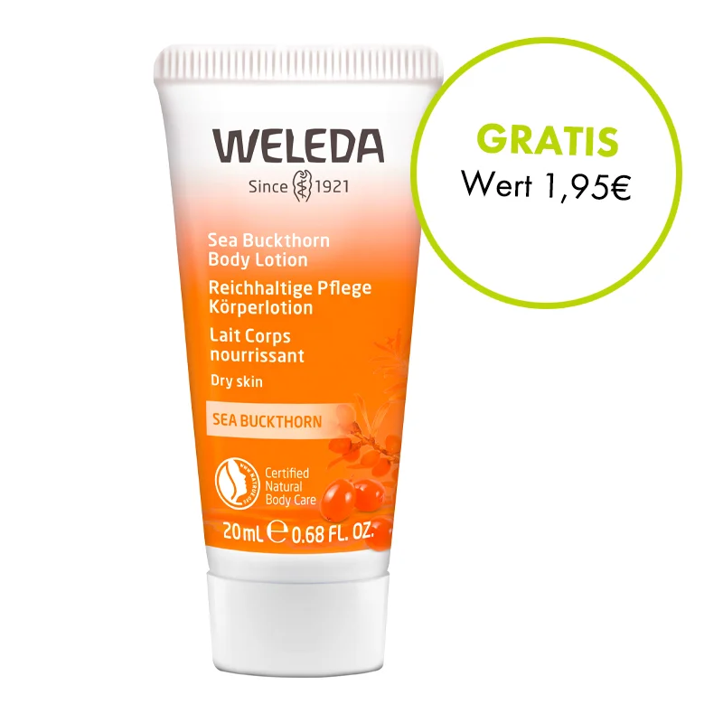 Weleda, Sanddorn Reichhaltige Körperlotin, 20ml