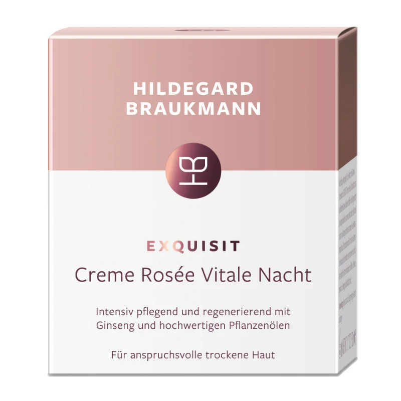 Exquisit, Creme Rose Vitale Nacht, 50ml