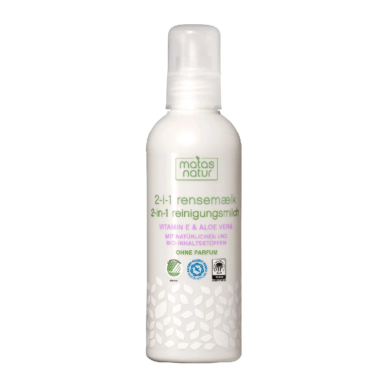 Natur 2-in-1 Reinigungsmilch, 200ml