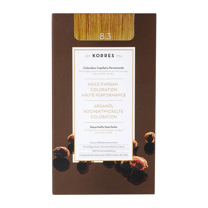 Argan Oil golden honey light blond, honigblond 8.3, 145ml Argan Oil golden honey light blond, honigblond 8.3, 145ml