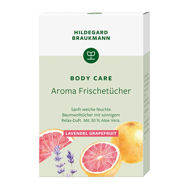 Aroma Frischetücher Lavendel Grapefruit, 10 Stück