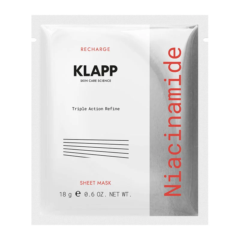 Niacinamide Triple Action Refine Sheet Mask, 1St. Niacinamide Triple Action Refine Sheet Mask, 1St.