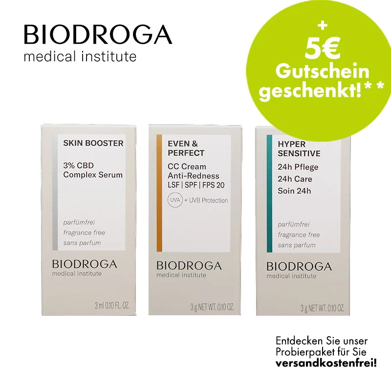 Probenbundle, Biodroga, empfindliche Haut