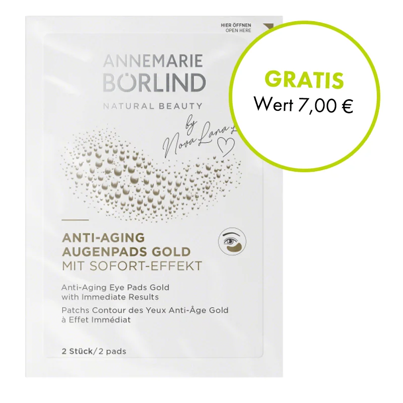 ANNEMARIE BÖRLIND, Golden Augenpads Sachets, 1 Paar