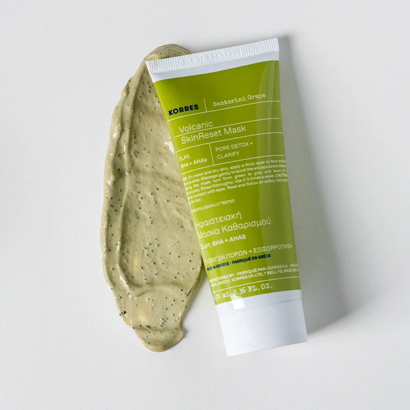 Santorini Grape Hautverfeinernde Maske mit Vulkansand, 70ml