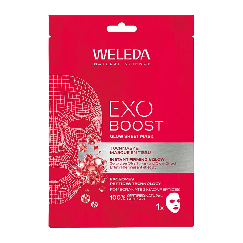 Exo Boost Youth Power Glow Tuchmaske Granatapfel, 20ml