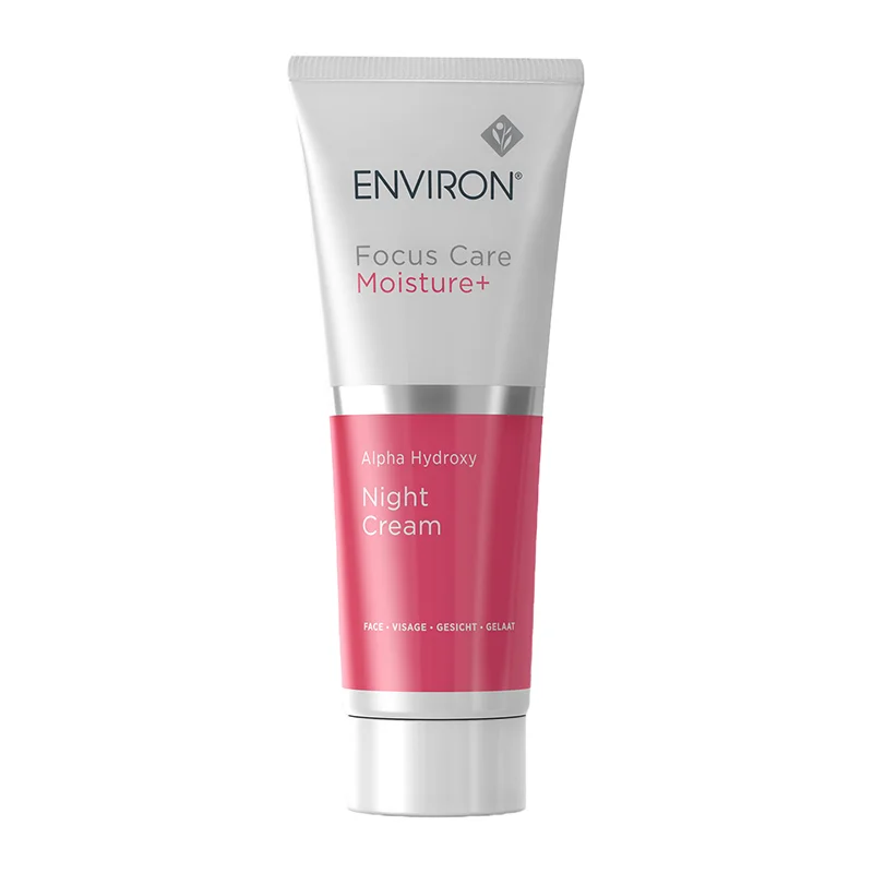 Focus Care Moisture+, Alpha Hydroxy Night Cream, 50ml