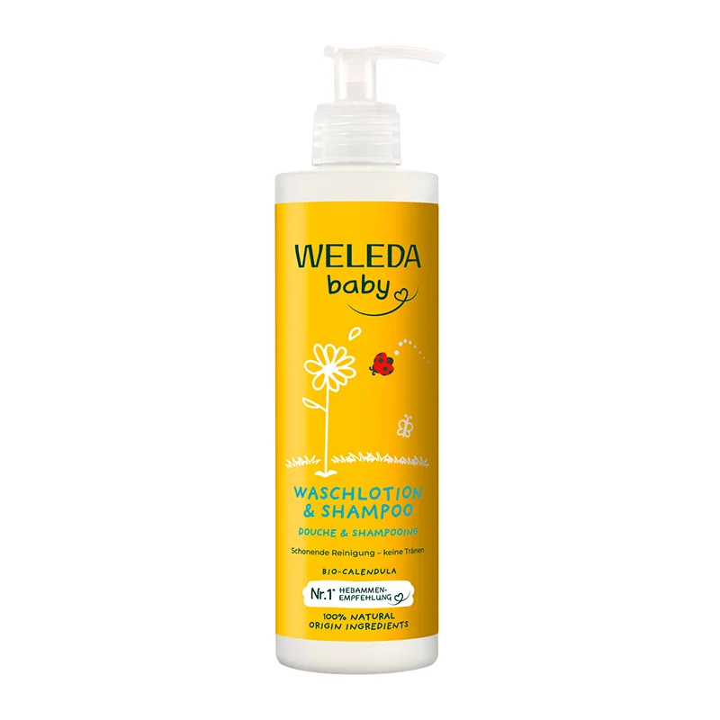 Calendula Waschlotion und Shampoo, 400ml