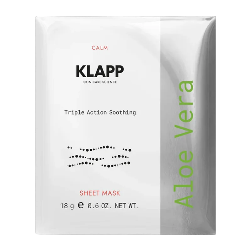 Triple Action Soothing Sheet Mask, 1 Stück