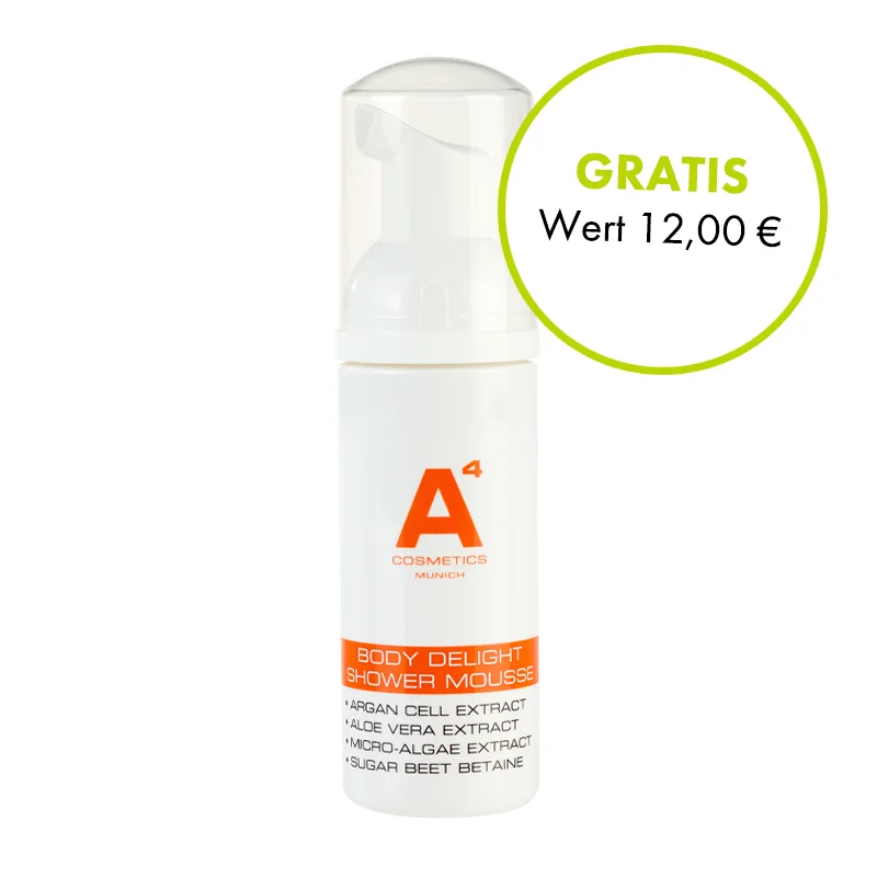 A4, Body Delight Shower Mousse, 50ml