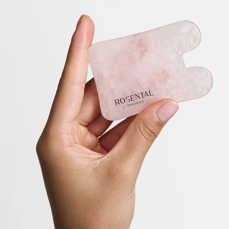 Rose Quartz Gua Sha, 1 Stück