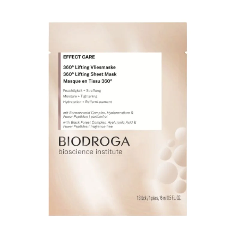 Biodroga, Effect Care 360° Vliesmaske, 1 Stk.