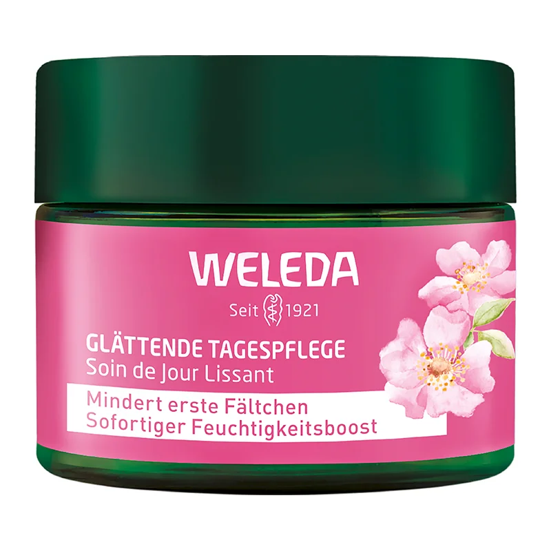 Glättende Tagespflege Wildrose und Weisser Tee, 40ml