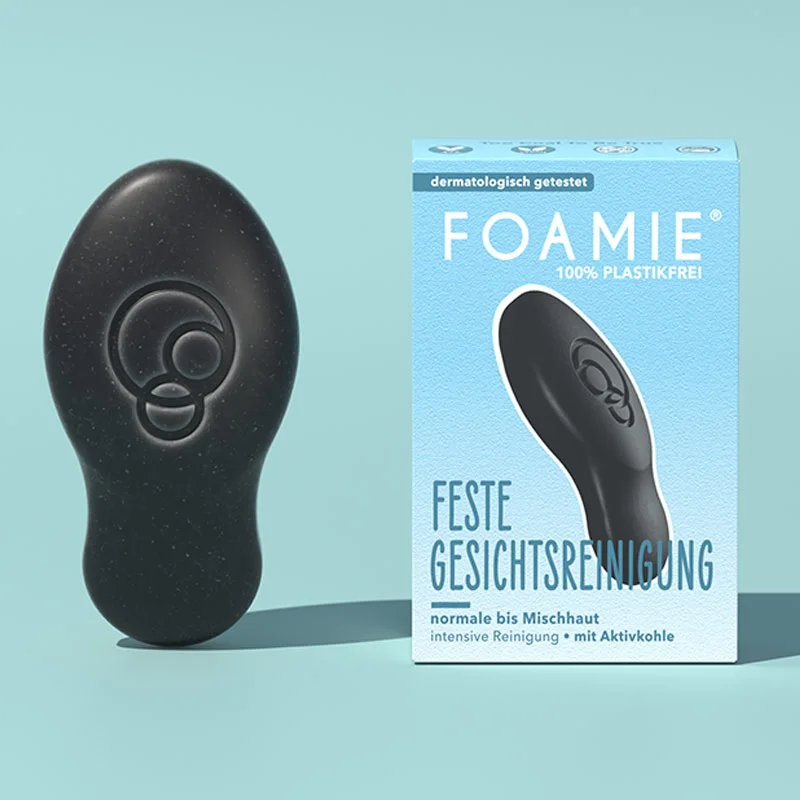 Feste Gesichtsreinigung mit Aktivkohle, 60g