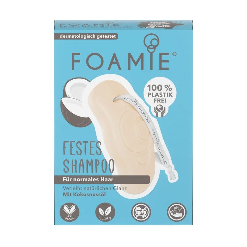 Festes Shampoo mit Kokosnussöl, 80g