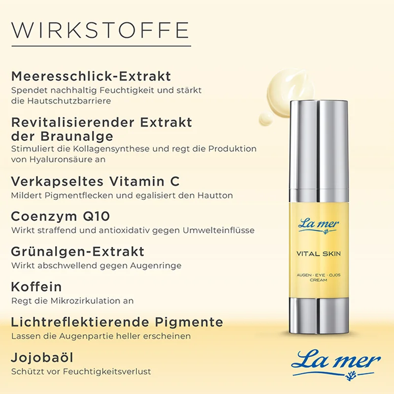 Vital Skin, Augencreme o.P., 15ml