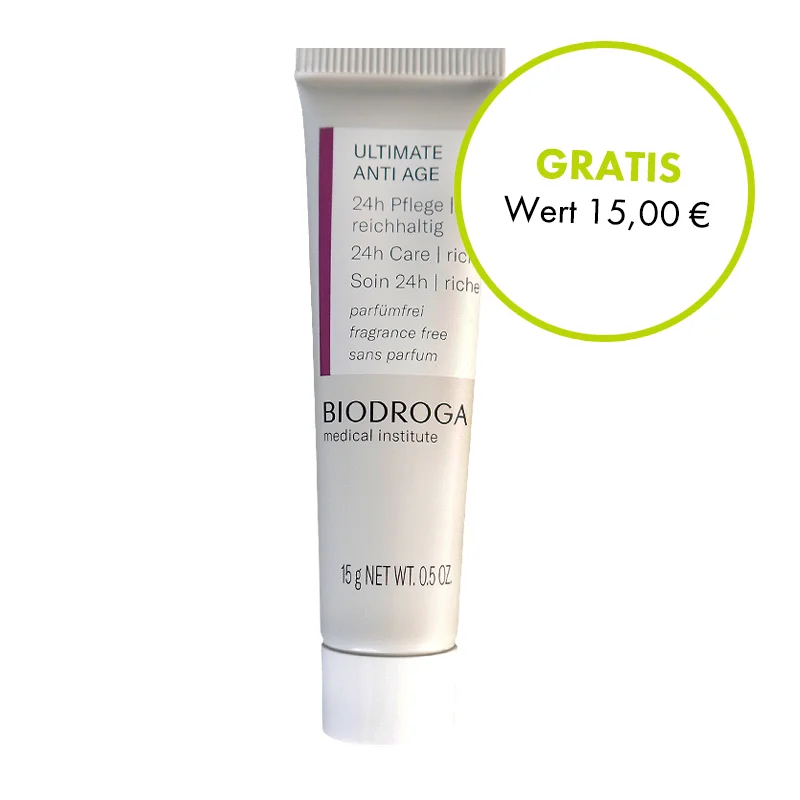 Biodroga, Ultimate 24h Pflege reichhaltig, 15ml
