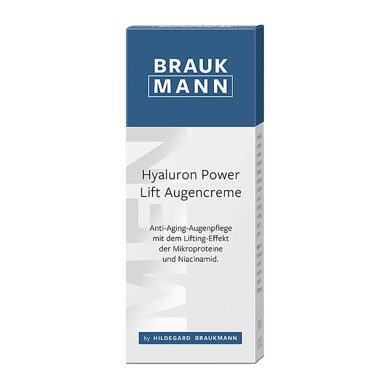 Braukmann, Hyaluron Power Lift Augencreme, 30ml
