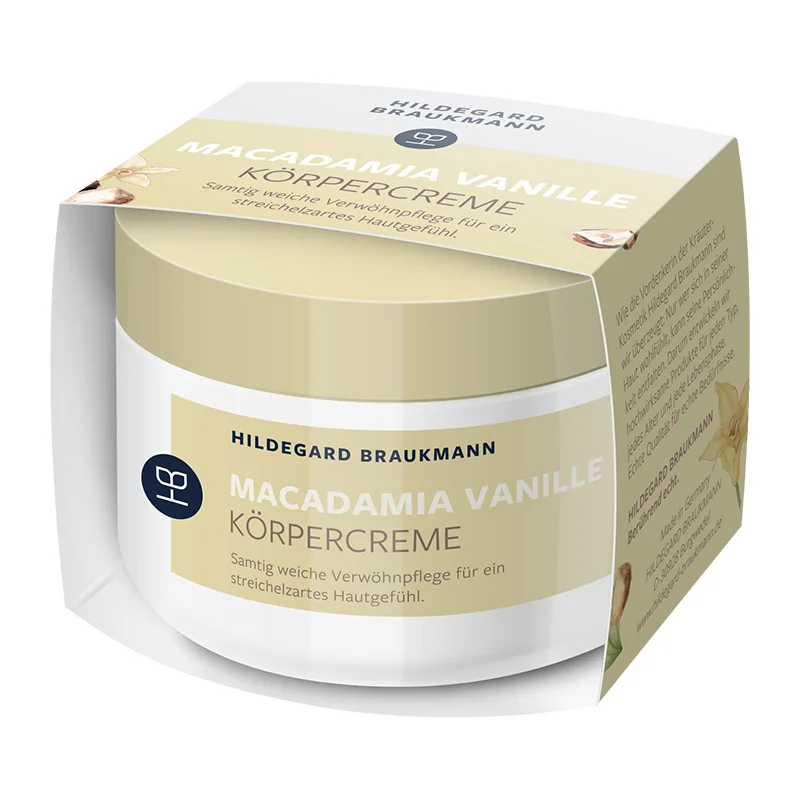 Macadamia Vanille Körpercreme, 200ml