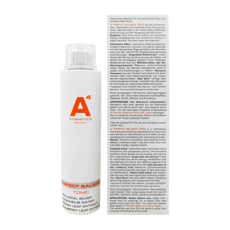 A4 Perfect Balance Tonic Cleanser, 200ml