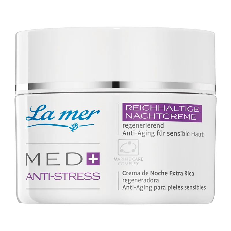 Med+ Anti-Stress, Reichhaltige Nachtcreme o.P., 50ml