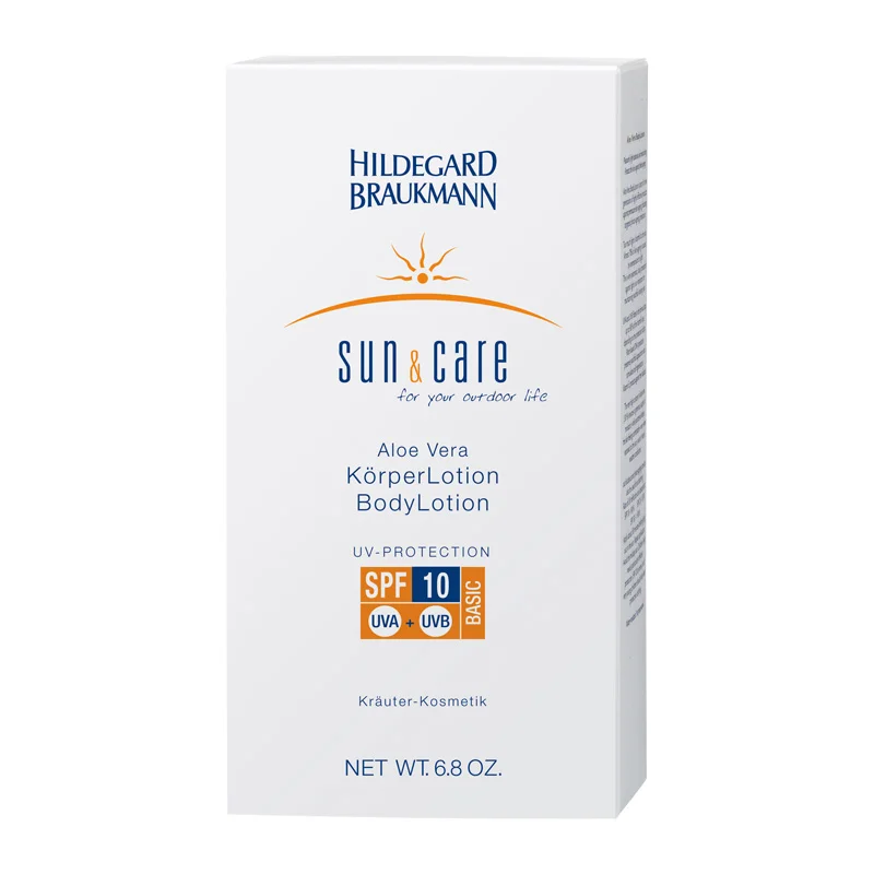 Sun and Care Aloe Vera Körperlotion SPF 10, 200ml