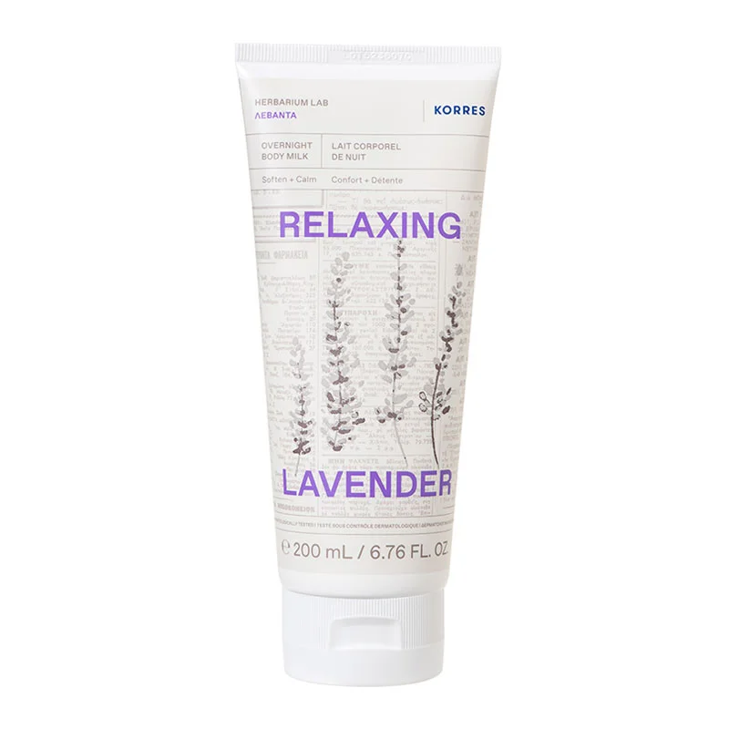 Relaxing Lavender Körpermilch für die Nacht, 200ml