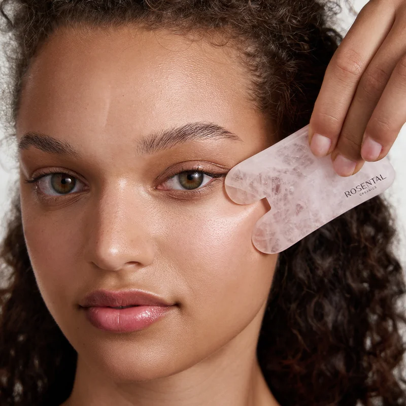 Rose Quartz Gua Sha, 1 Stück