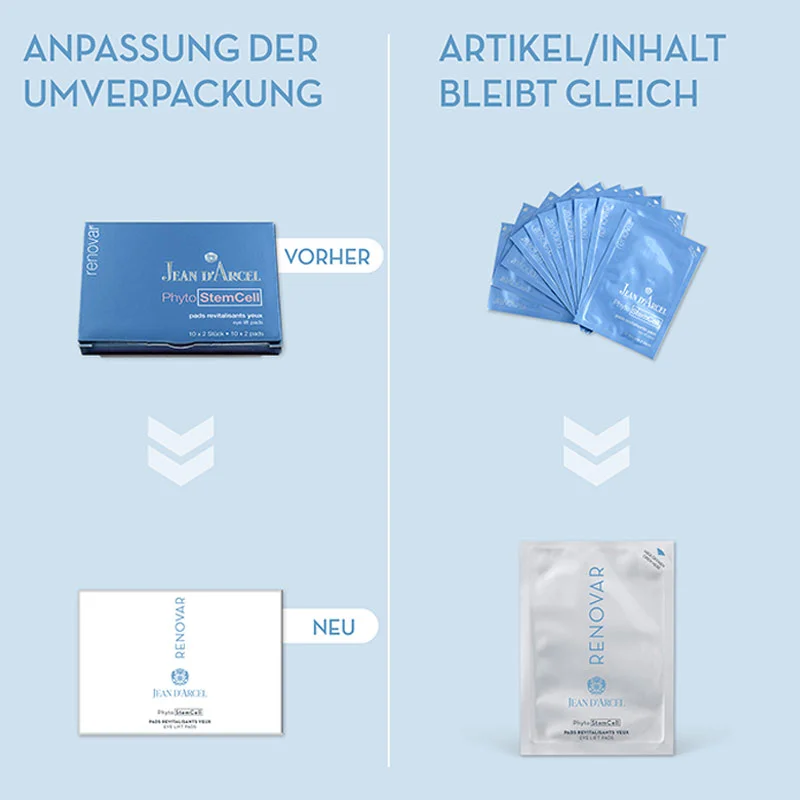 Renovar Phyto StemCell Pads Revitalisante Yeux, 10x2 Stück