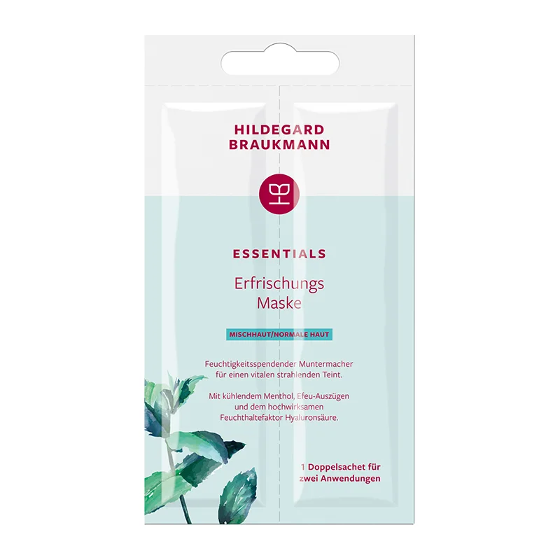 Essentials Erfrischungs Maske, 2x7ml