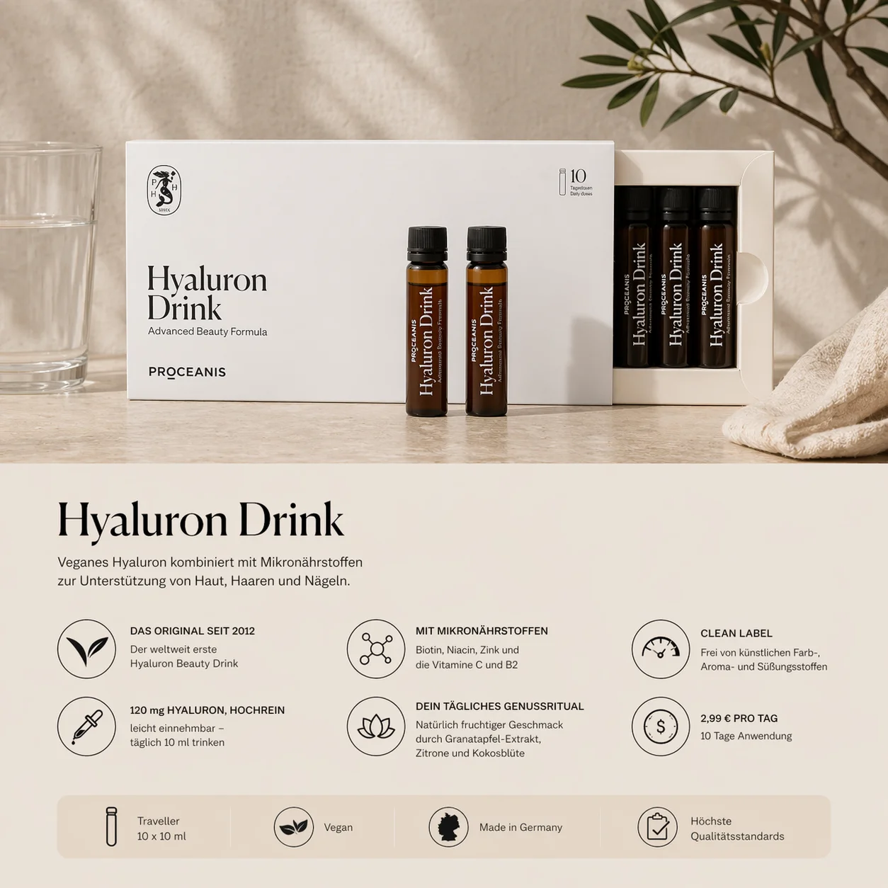 Hyaluron Drink, 10x10ml