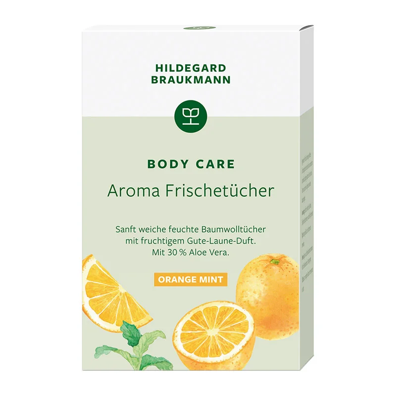 Aroma Frischetücher Orange Mint, 10 Stück