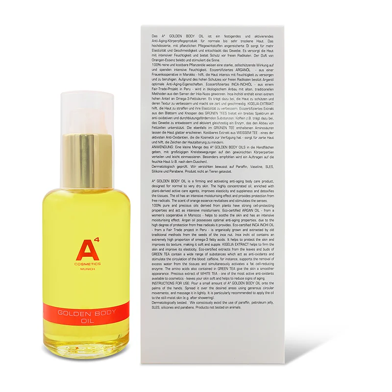 A4 Golden Body Oil, 100ml