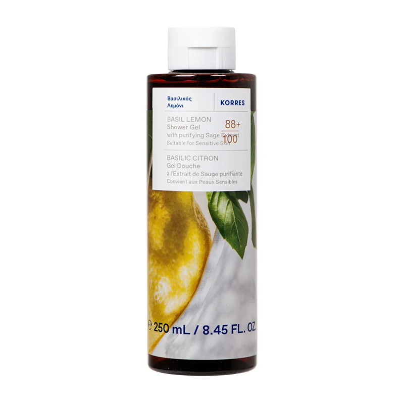 Basil Lemon Duschgel, 250ml