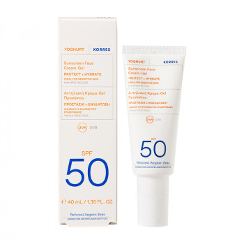 Yoghurt Sonnencreme-Gel für das Gesicht, SPF50, 40ml