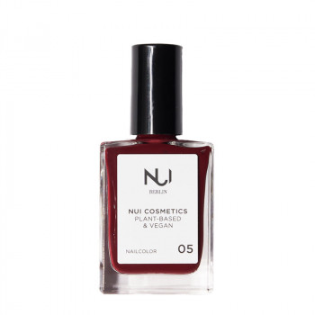 Natural & Vegan Nailcolor Dark Red, 14ml