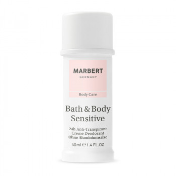 Bath & Body Sensitive, 24h Creme Deodorant, 40 ml