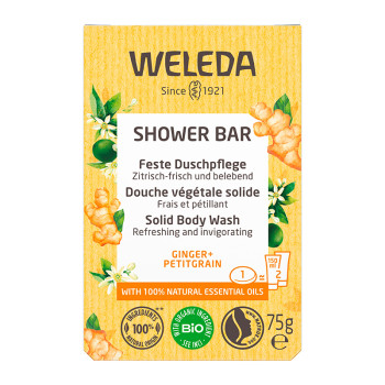 Shower Bar feste Duschpflege Ginger und Petitgrain, 75g