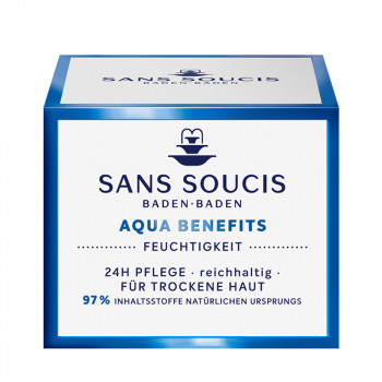 Aqua Benefits, 24h Pflege reichhaltig, 50ml