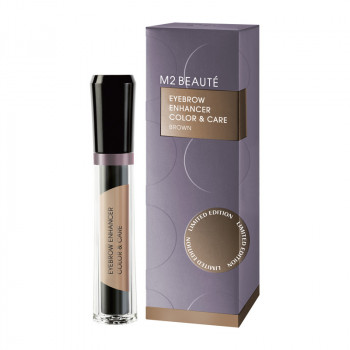 M2 Beaute, Eyebrow Enhancer Color and Care brown, 6ml